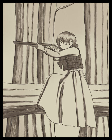 "She also shoots"
